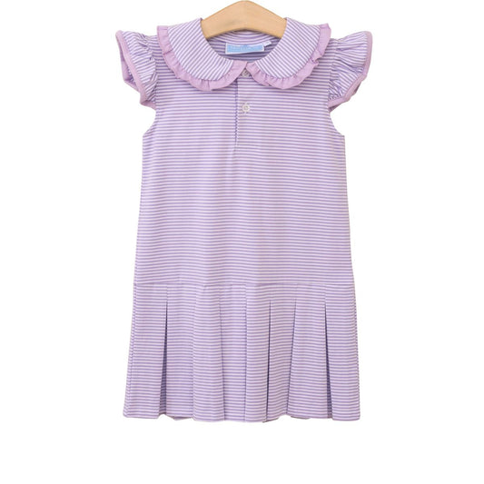 Camilla Dress- Lavender Stripe