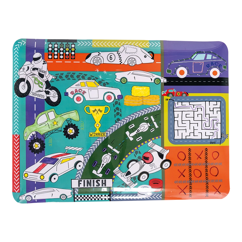 Cars Colouring Fun and Games Mat