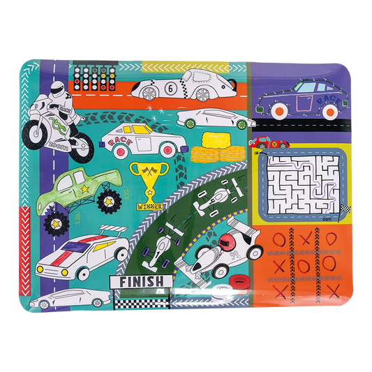 Cars Colouring Fun and Games Mat