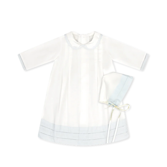 Classic Daygown White Set, Blessings White Blessings Blue