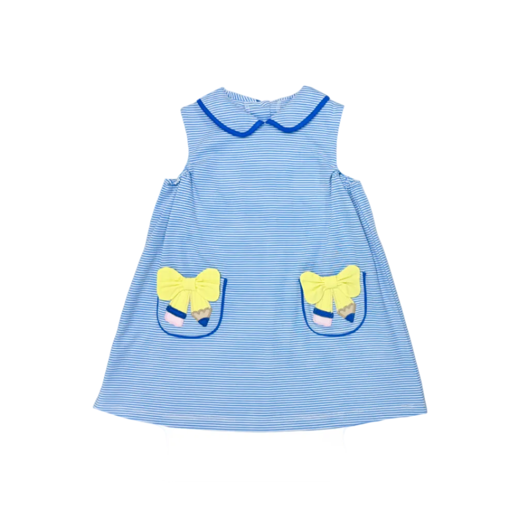 Pencil Sarah Jumper, Periwinkle Bitty Knit