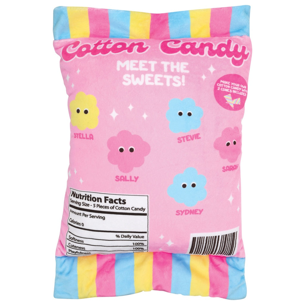 Cotton Candy Sweets Packaging Fleece Plush