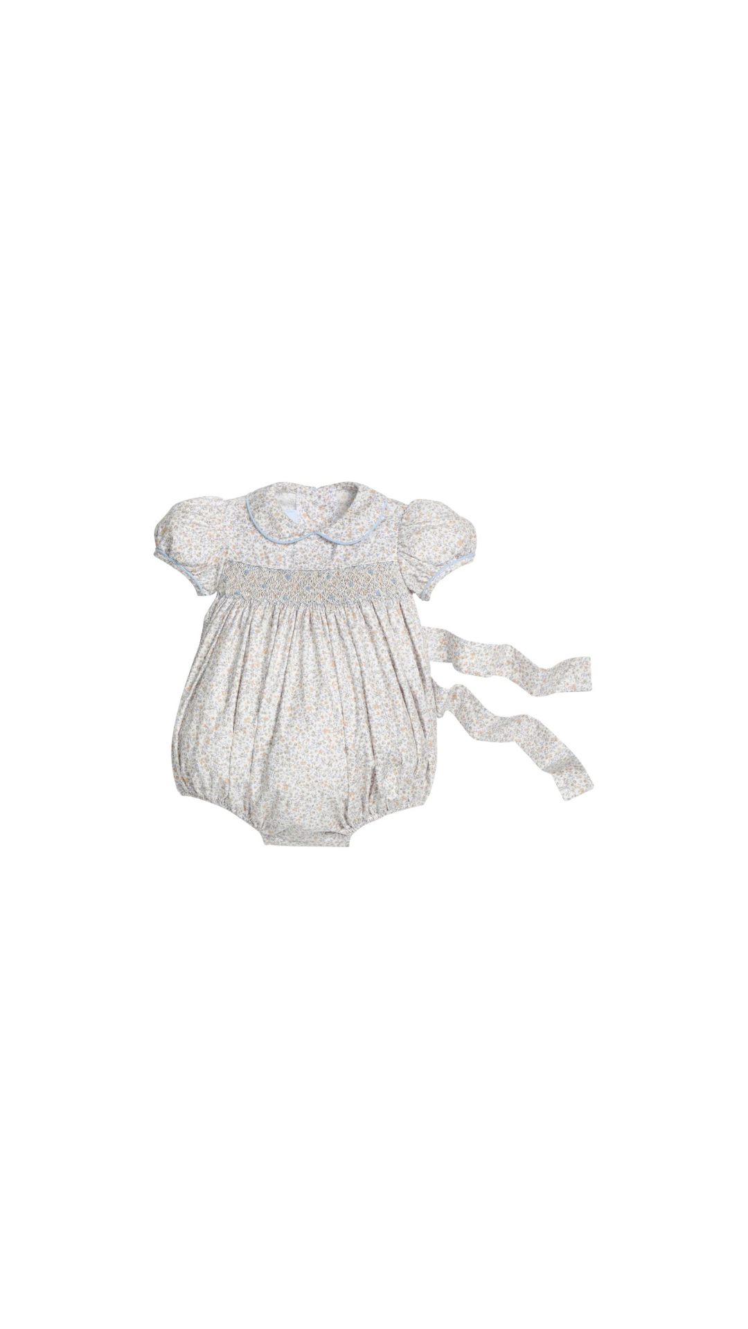 Smocked Peter Pan Bubble Winthrop Floral