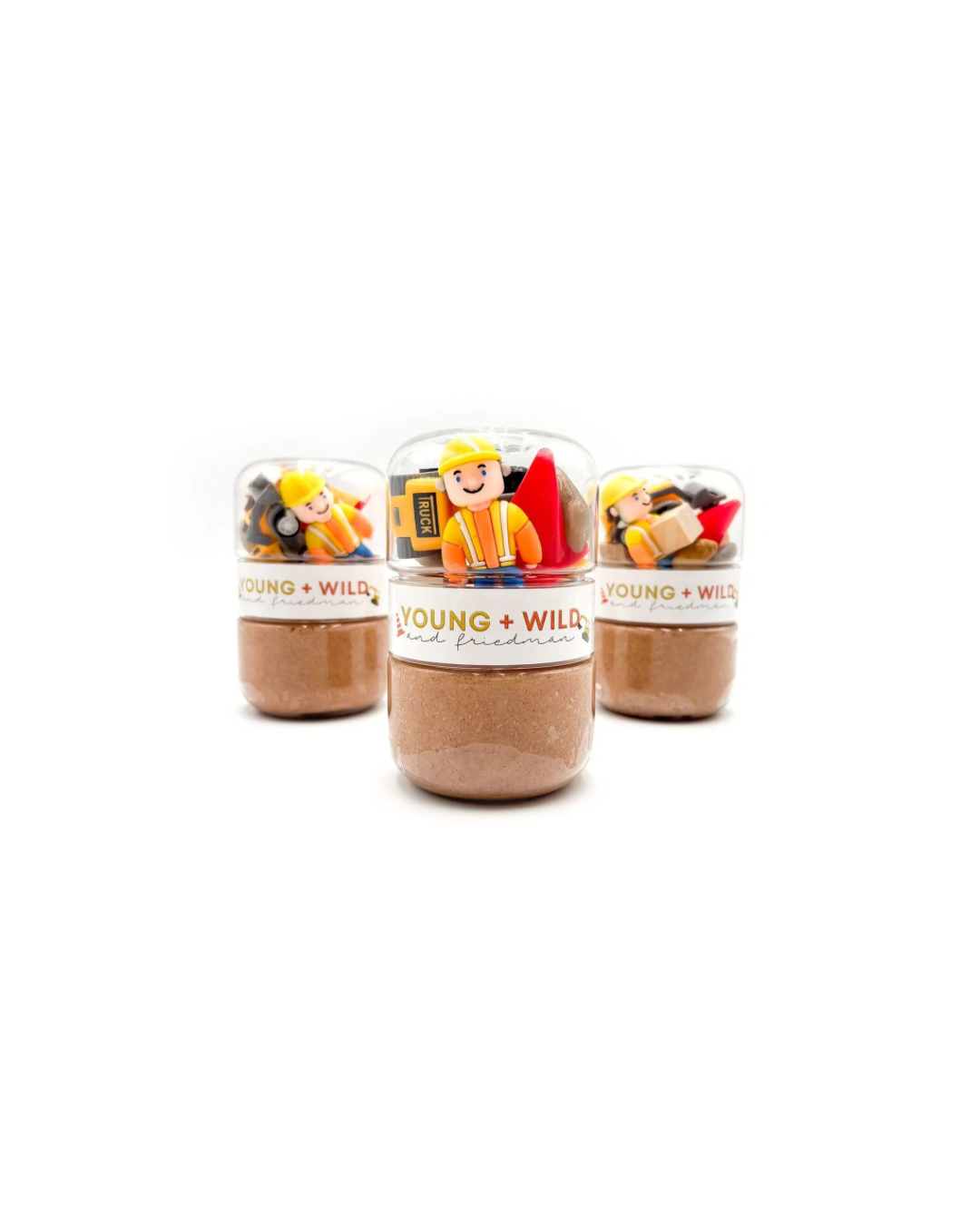 Construction Grab & Go Dough Jar