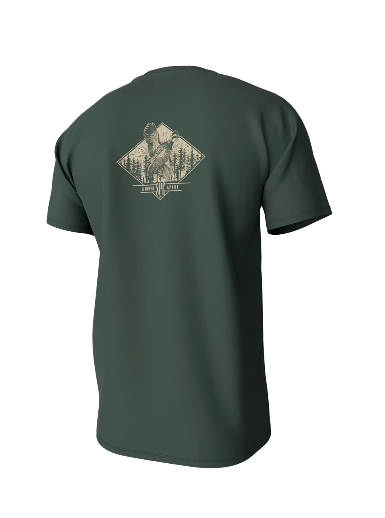 Youth Diamond Quail Short Sleeve Pocket Tee - Duck Green