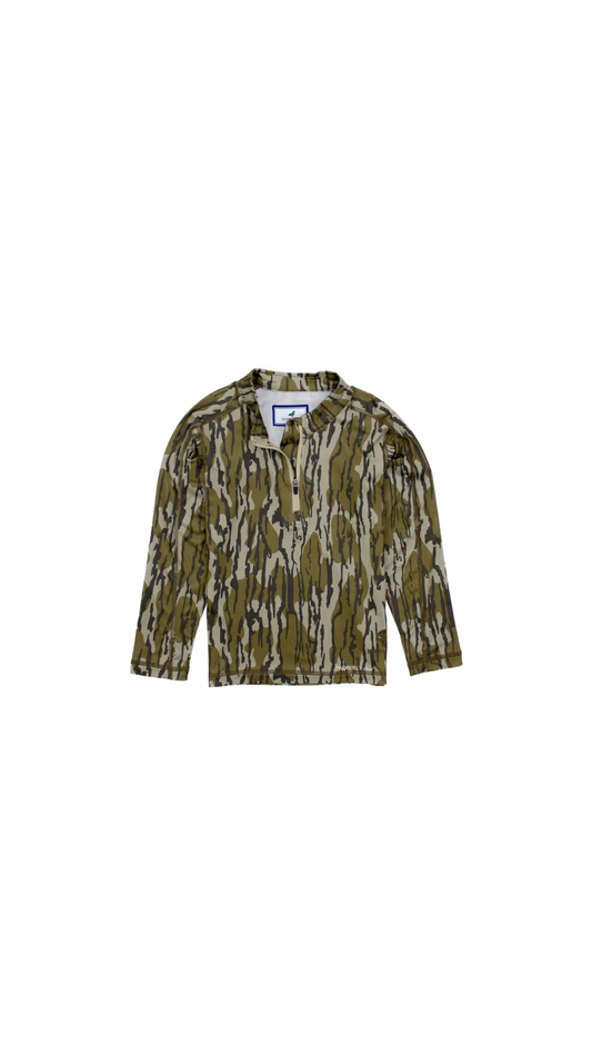 Boys Finn Pullover Mossy Oak Original Bottomland