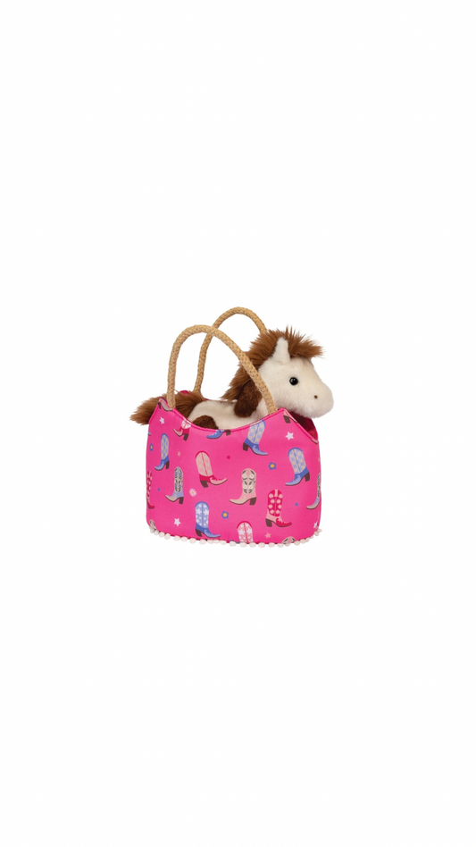 Cowgirl Boots Sassy Sak with Horse
