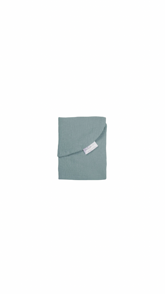 Lounger Curve Muslin Cover | Slate