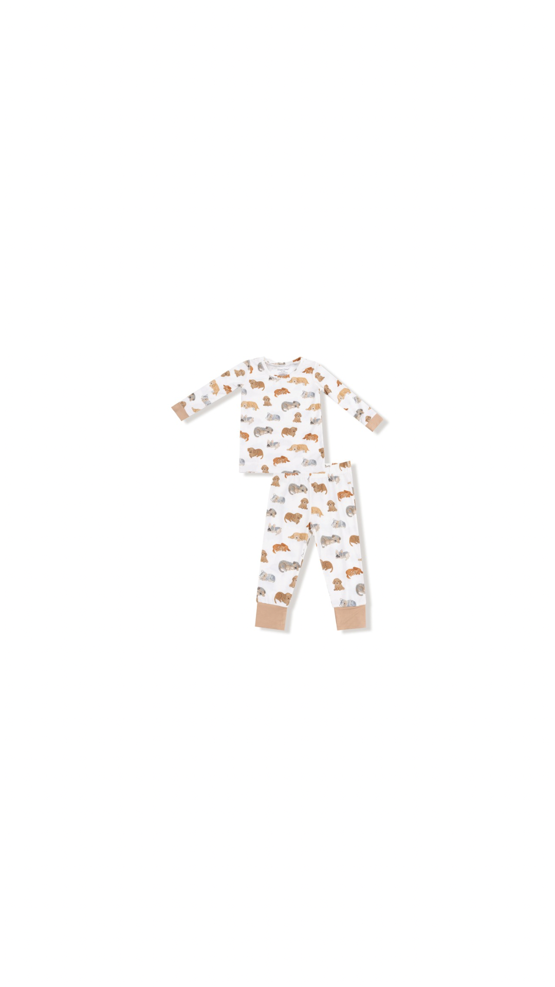 Napping Puppies - Long Sleeve Loungewear Set