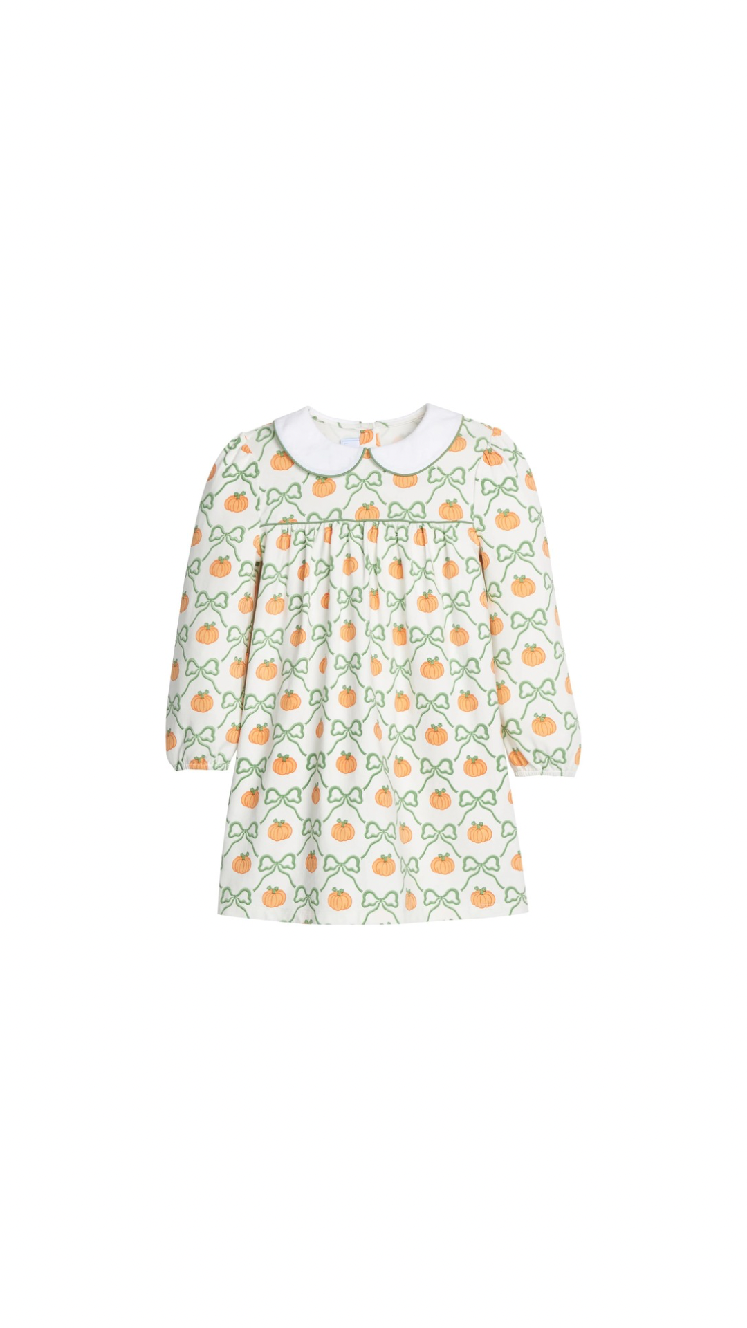 Evelyn Dress - Pumpkin Trellis