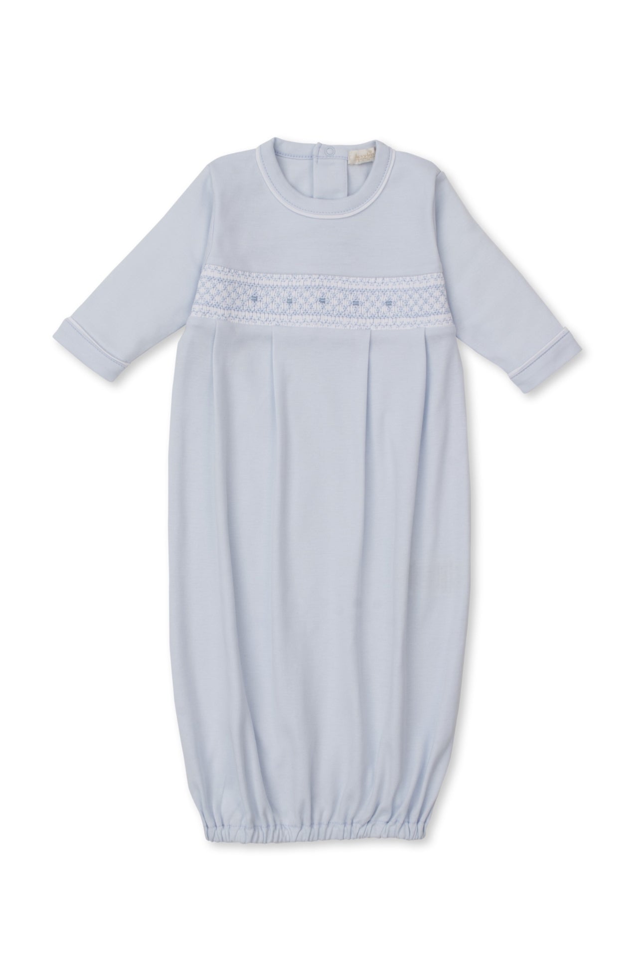 Light Blue Sack w/ Hand Smocking CLB Fall 25