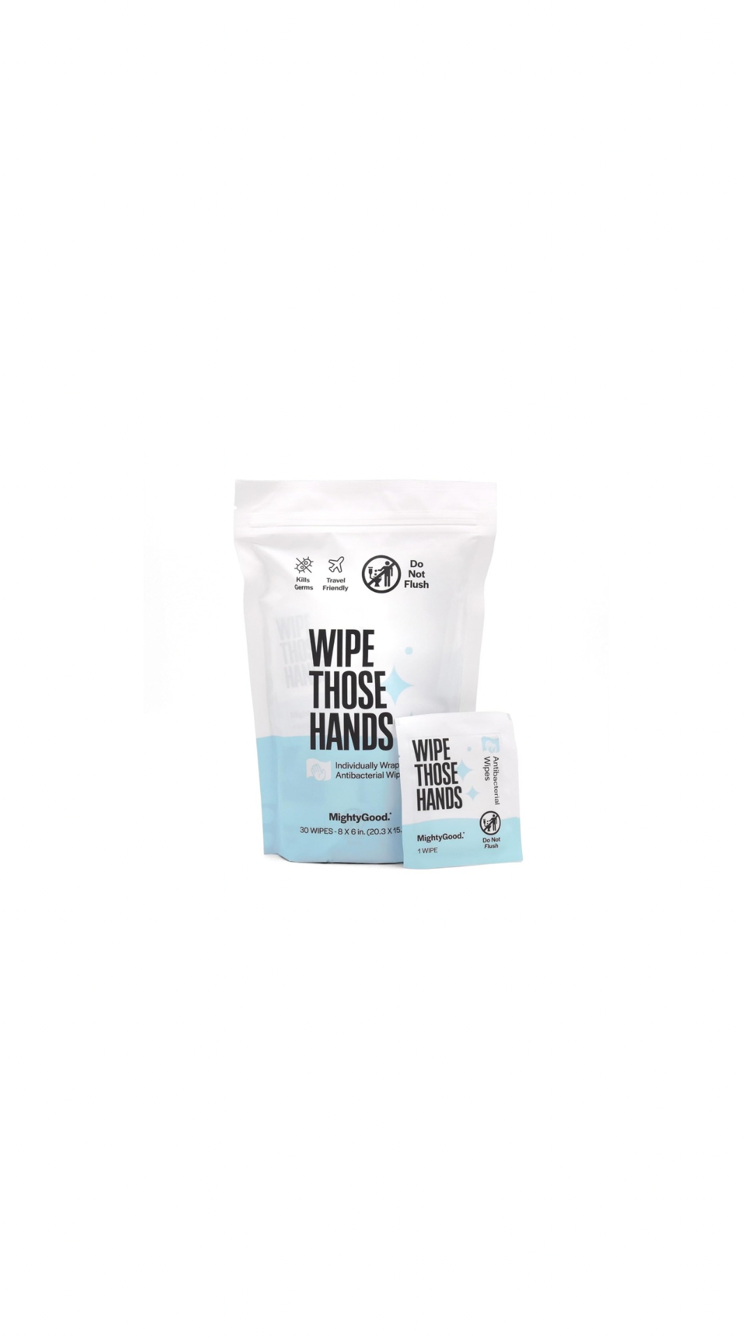Mighty Good Wipe Those Hands Individual Wipes - 30 count