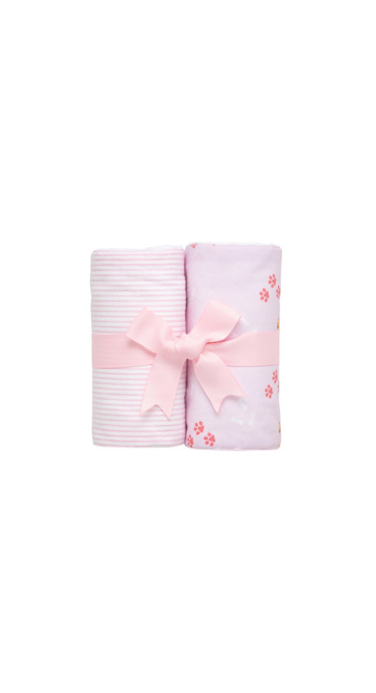 Puppy Set of Two Burps, Pink