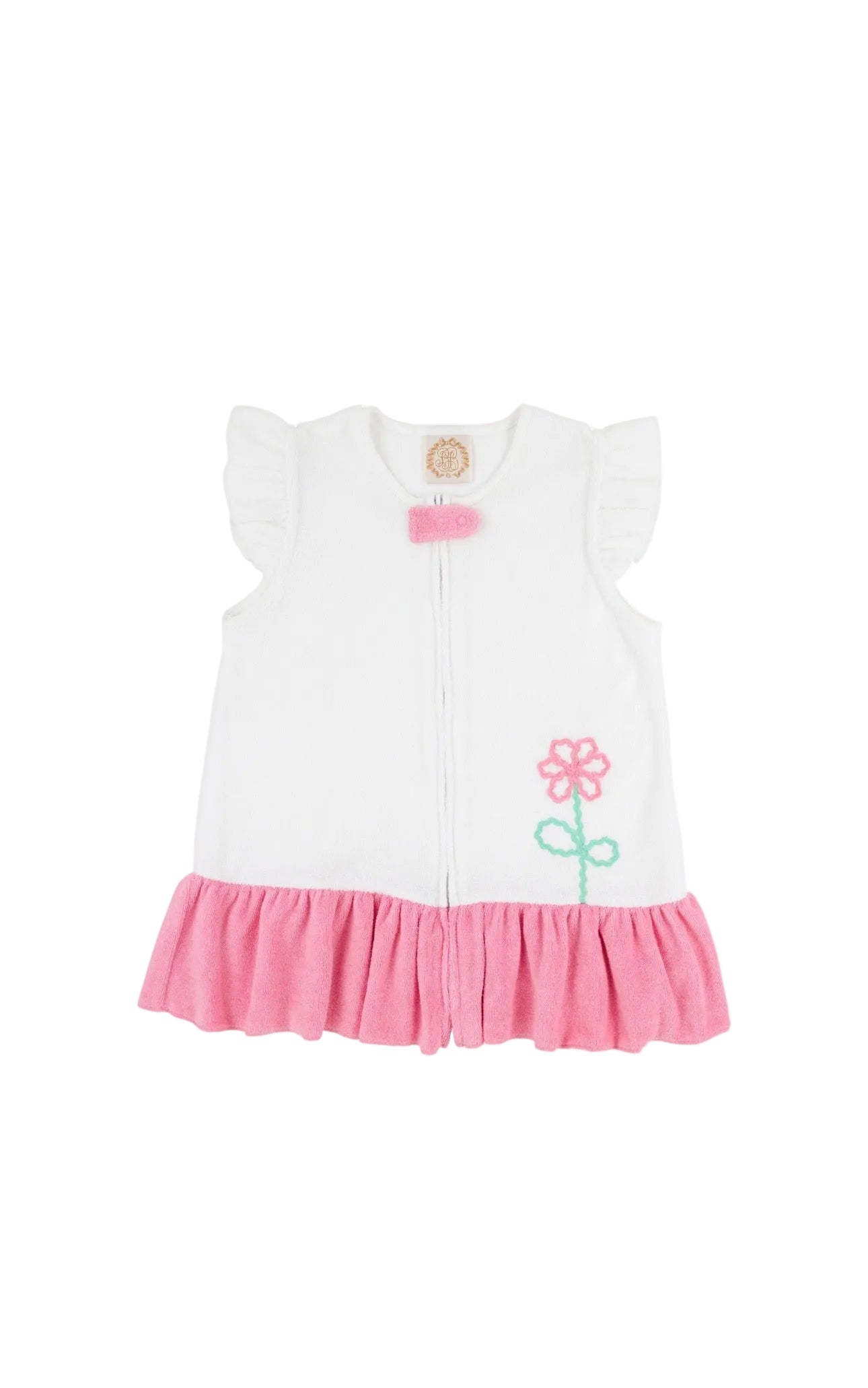 Camille Cover Up Worth Ave White/Hamptons Hot Pink/Flower