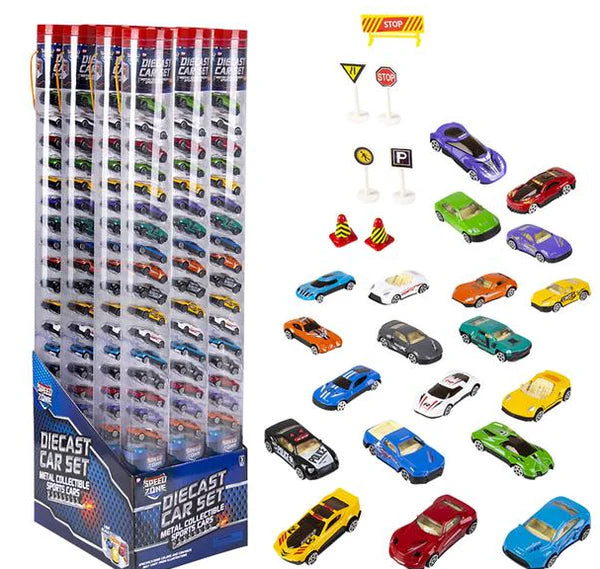 Die-Cast Car Tube Set Car Toys