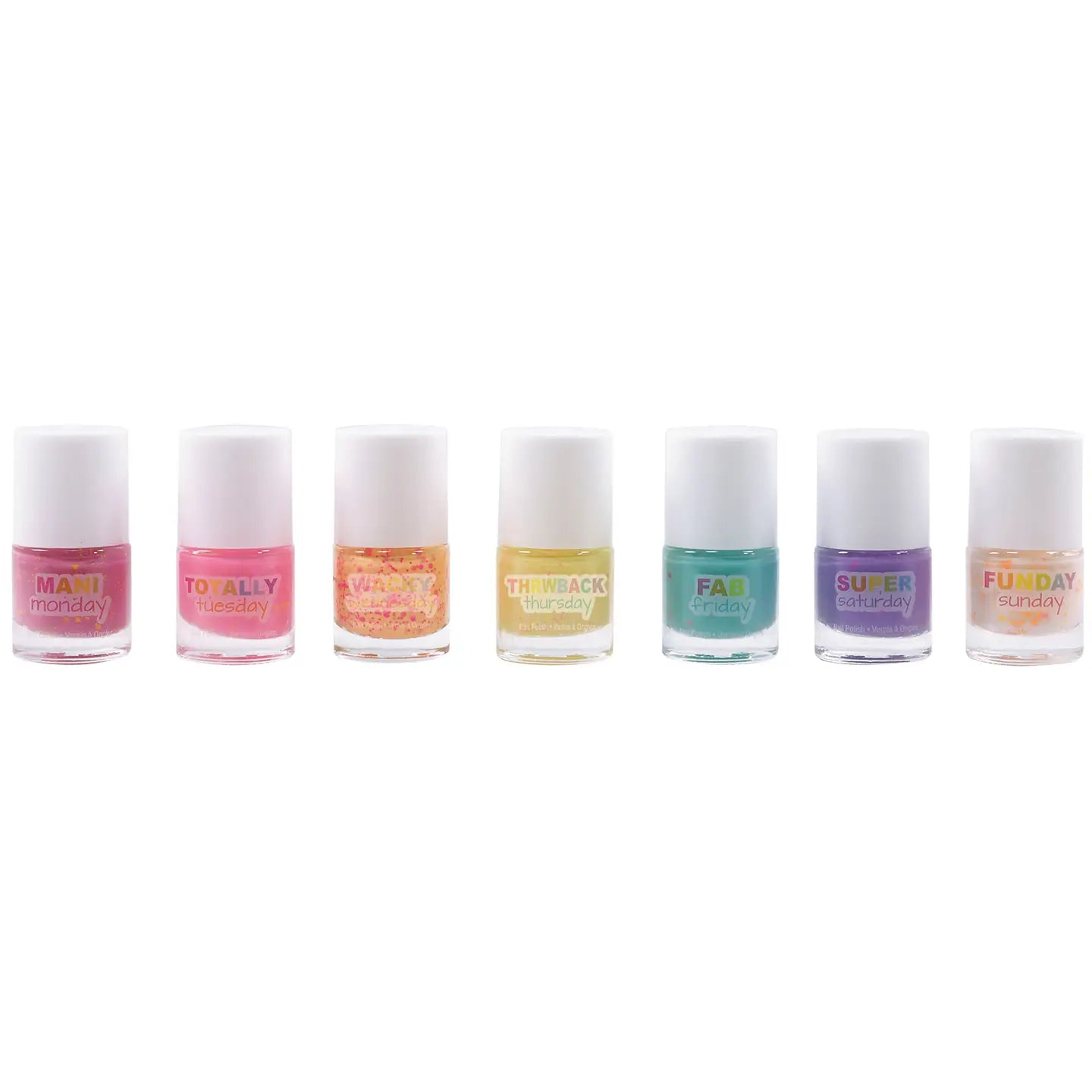 Days of the Week Nail Polish Set