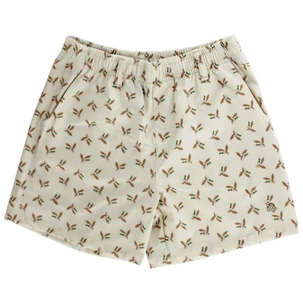 Dock Printed Performance Short - Ducks