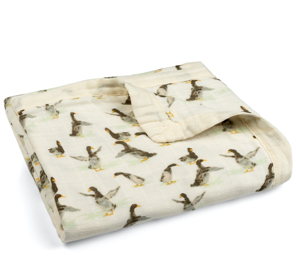 Duck Big Lovey Three-Layer Muslin Blanket