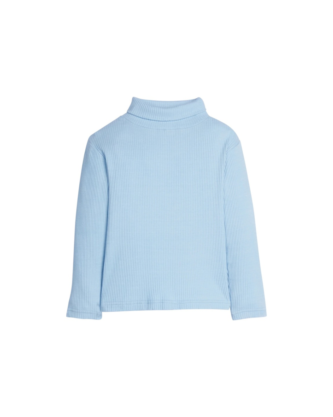 Ribbed Turtleneck - Ice Blue