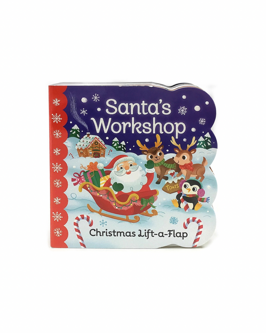 Santa's Workshop Christmas Lift-A-Flap Board Book