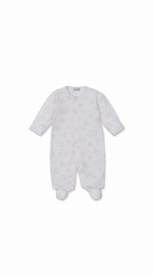 Cheerful Good Night Pink Footie