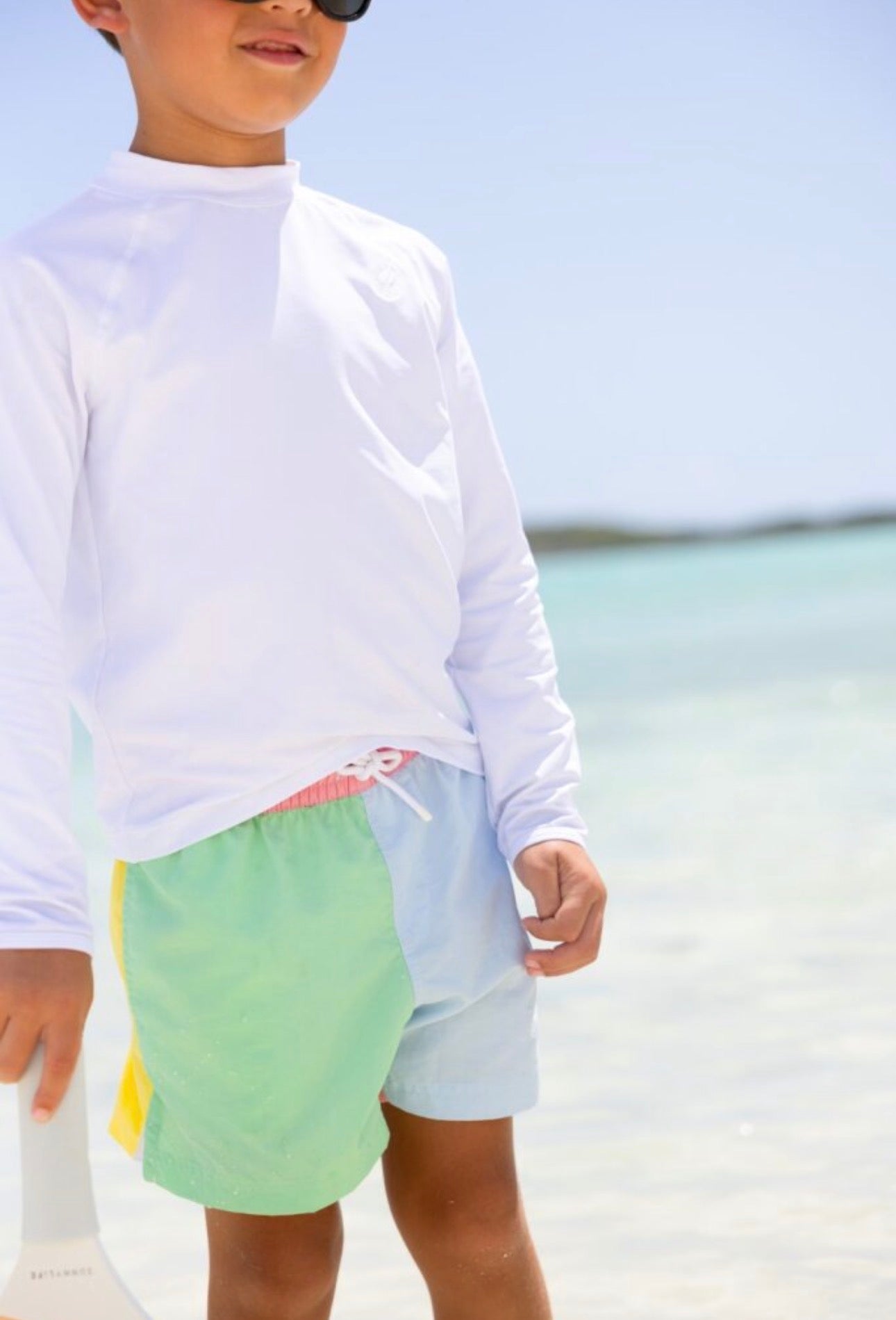 Country Club Colorblock Trunk Grace Bay Green/Buckhead Blue/Lake Worth Yellow/Hamptons Hot Pink