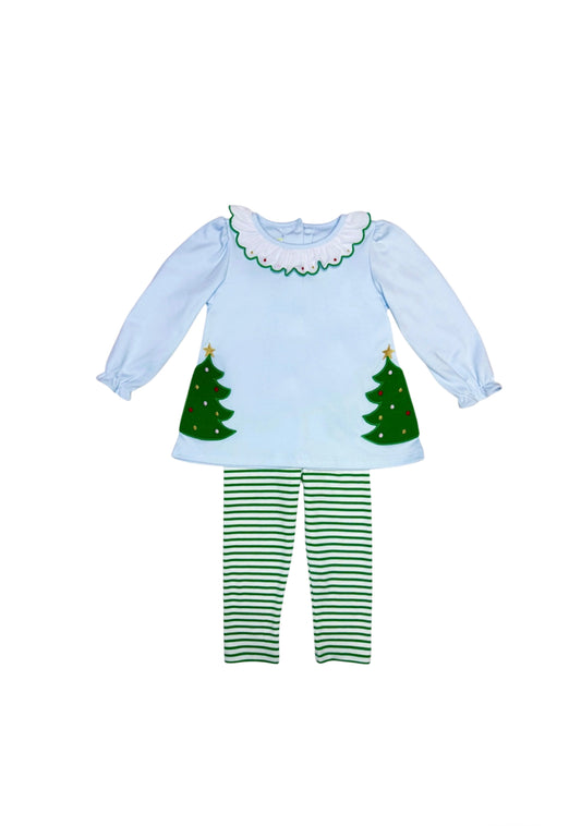 Christmas Tree Amelie Legging Set
