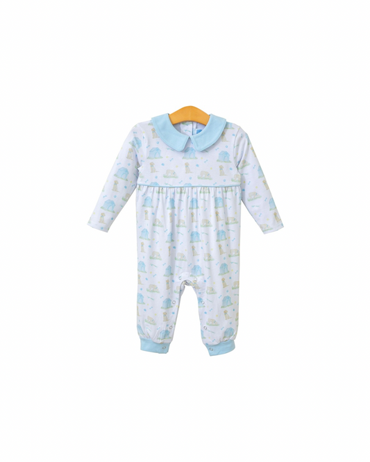 Puppy Pals Romper - Blue