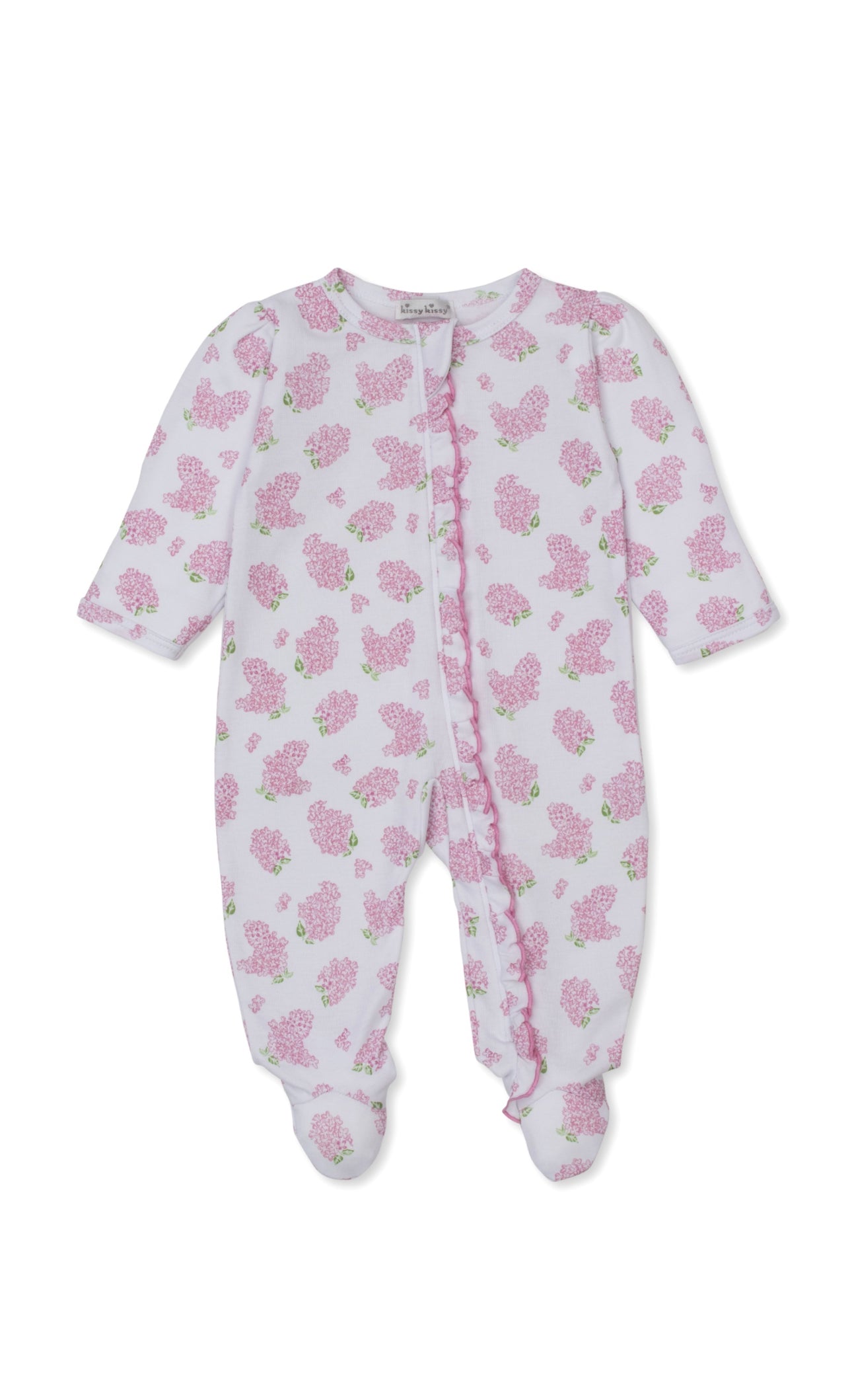 Lilac Love Pink - Footie with Zipper PRT