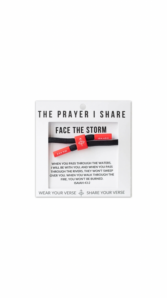 Face the Storm Prayer Bracelet, Athletes, First Responders