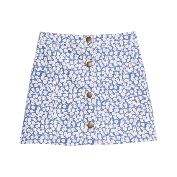 Emily Skirt- French Blue Corduroy