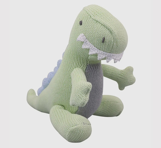 Truman the T-Rex Knit Doll 12”