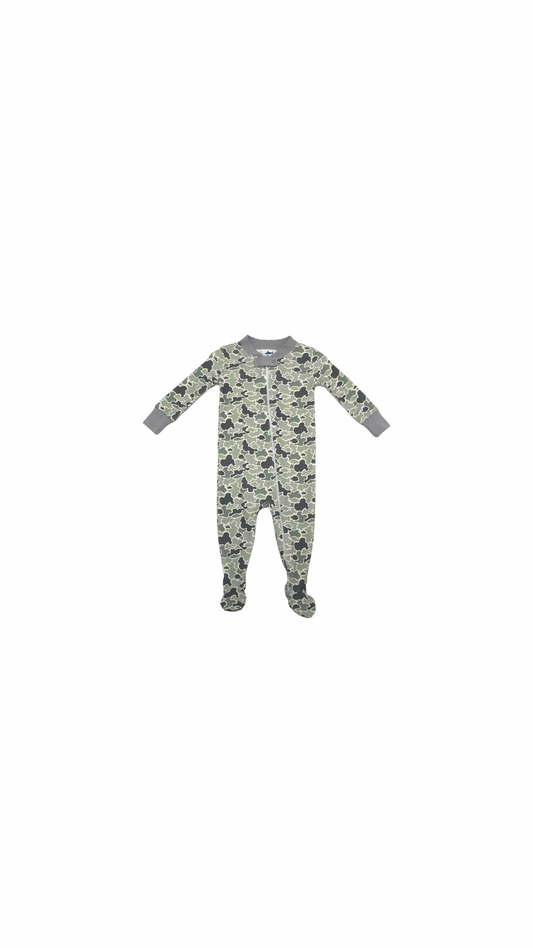 SBC Signature Pima Mackay Romper Green Camo