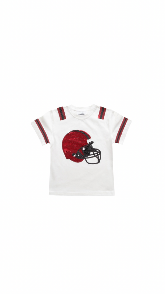 Red and Black Helmet Shirt