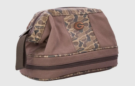Georgia Bulldogs Camo Canvas Toiletry Bag