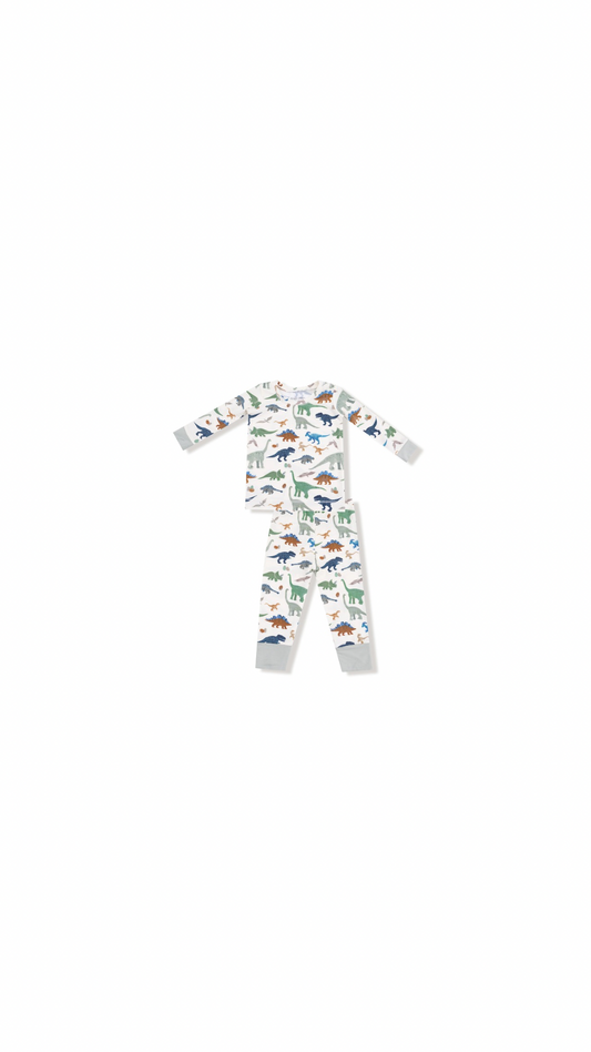 Washy Dinos - Long Sleeve Loungewear Set