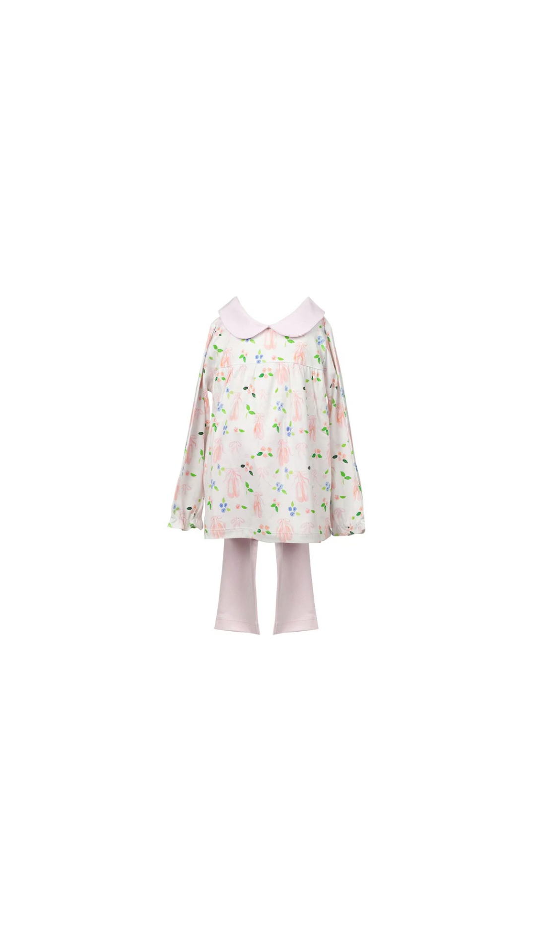 En Point Long Sleeve Tunic Set