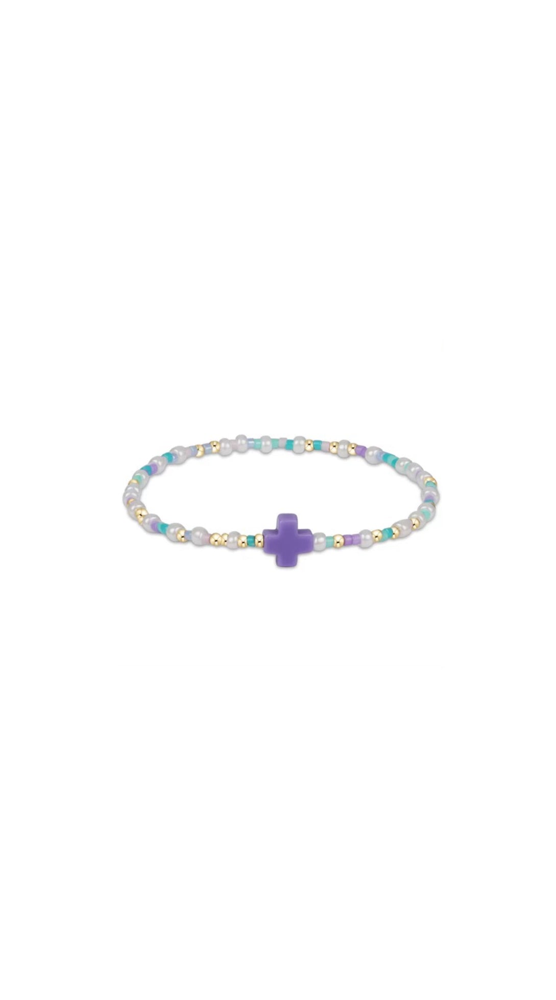 egirl hope unwritten signature cross bracelet - how do you lilac me now?