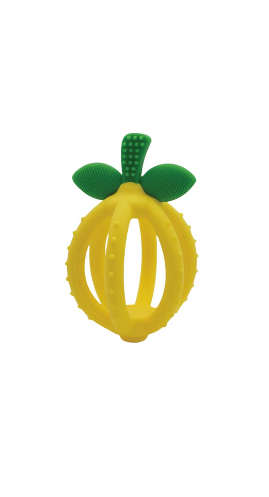 Bitzy Biter™ Teething Ball Baby Teether Lemon