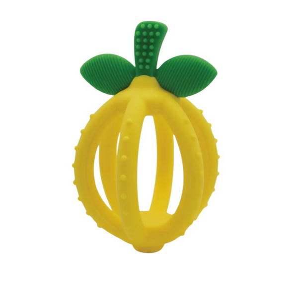Bitzy Biter™ Teething Ball Baby Teether Lemon