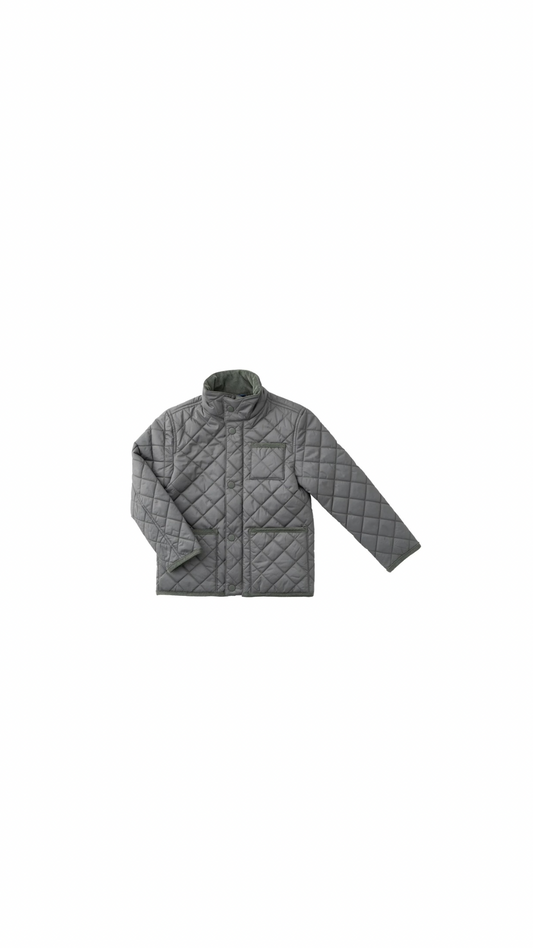 Kids Quilted Barn Jacket Fly Fishing