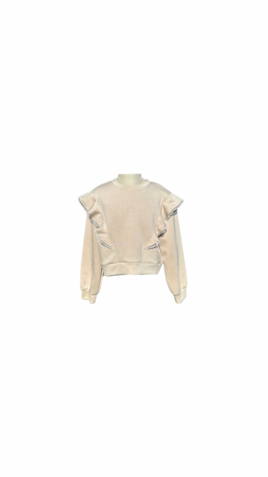 Livvy Sweatshirt Beige