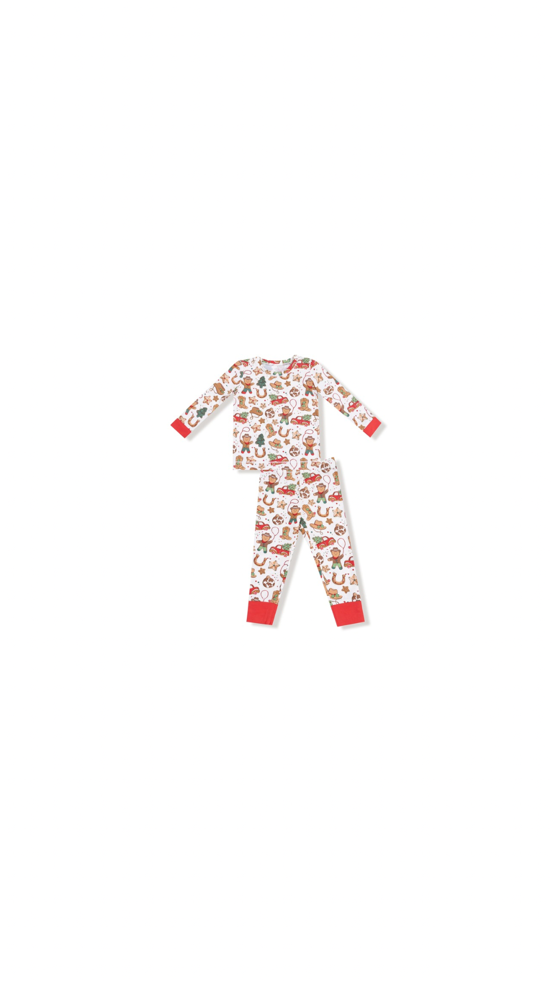 Cowboy Christmas - Long Sleeve Loungewear Set
