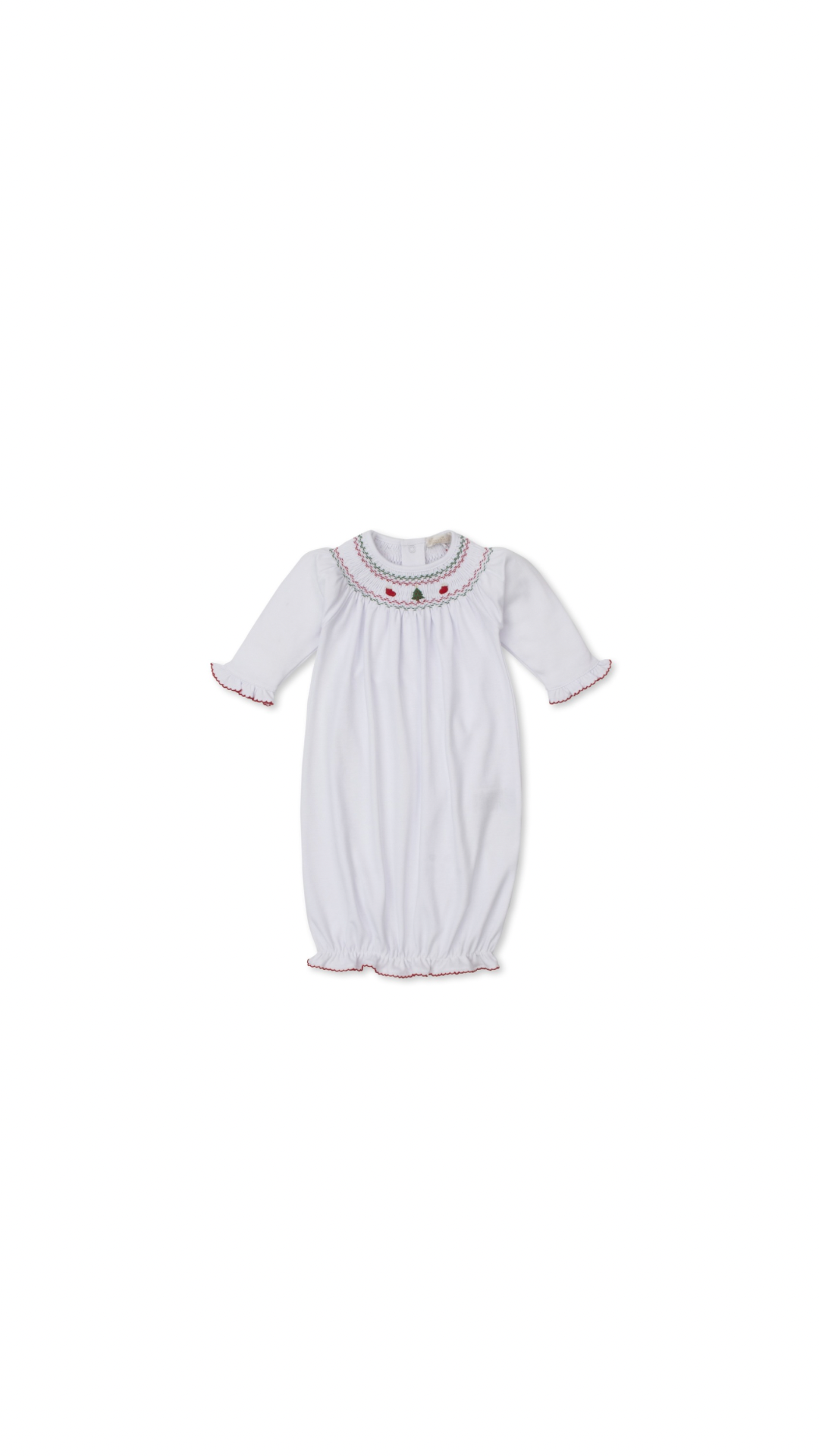 White/Red CLB Holiday Medley 25 Sack w/ Hand Smock