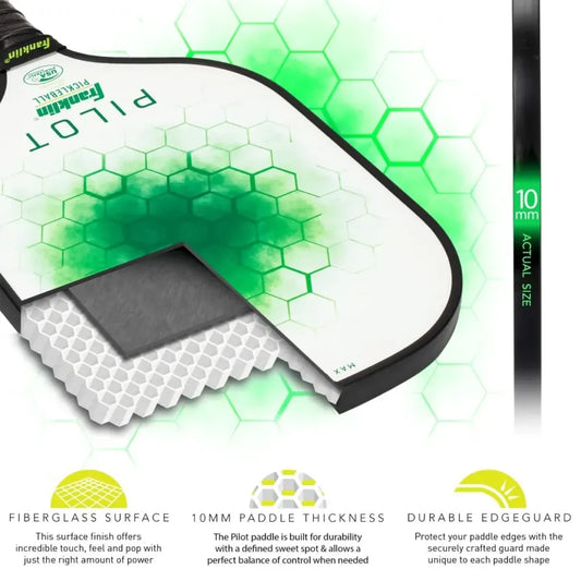 Pilot Series Fiberglass Paddle With Maxgrit