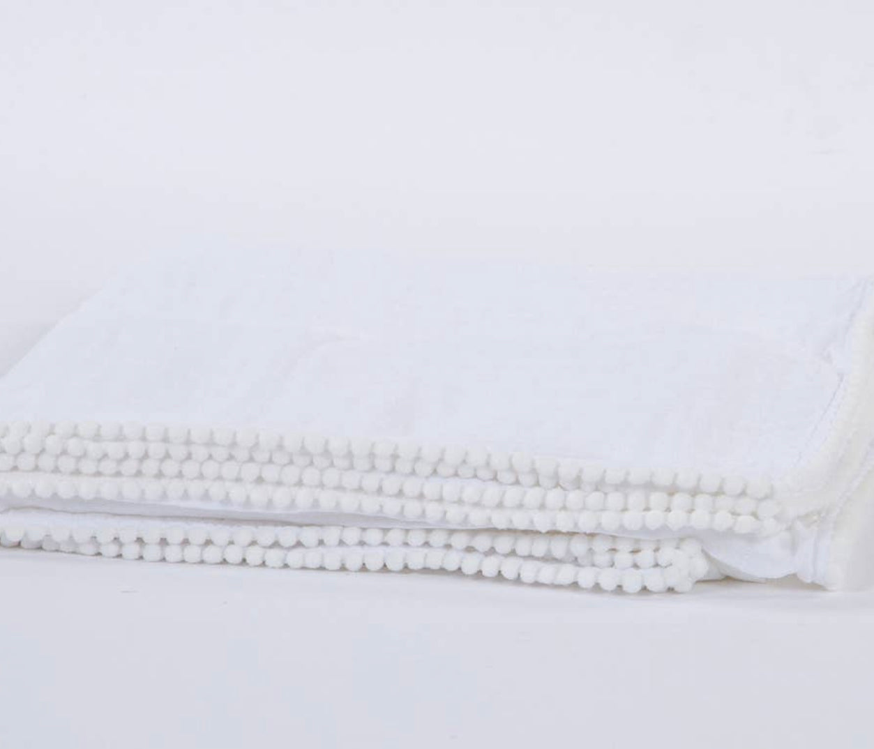 Cotton Muslin Swaddle Blanket White/White