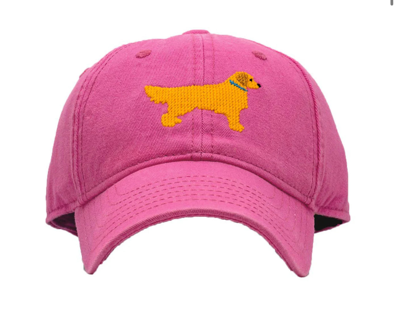 Golden Retriever Bright Pink Baseball Hat