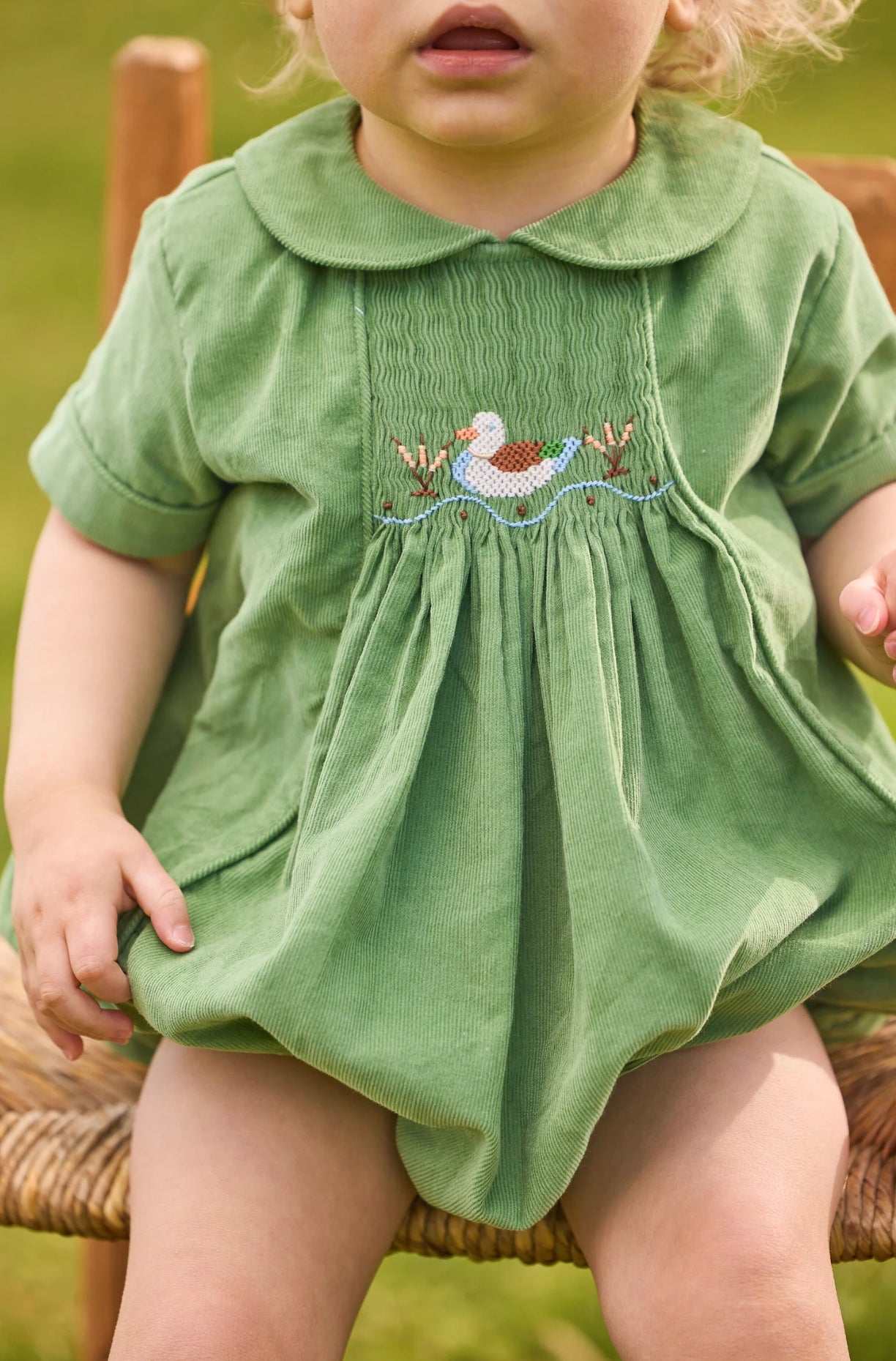 Chest Smocked Bubble Mallard