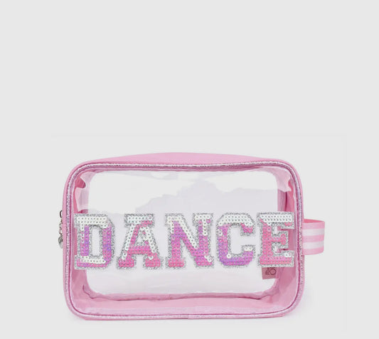 'dance' Clear Sequin Pouch