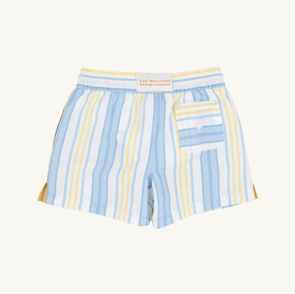 Tortola Swim Trunks-SoBro Stripe/ Worth Ave White
